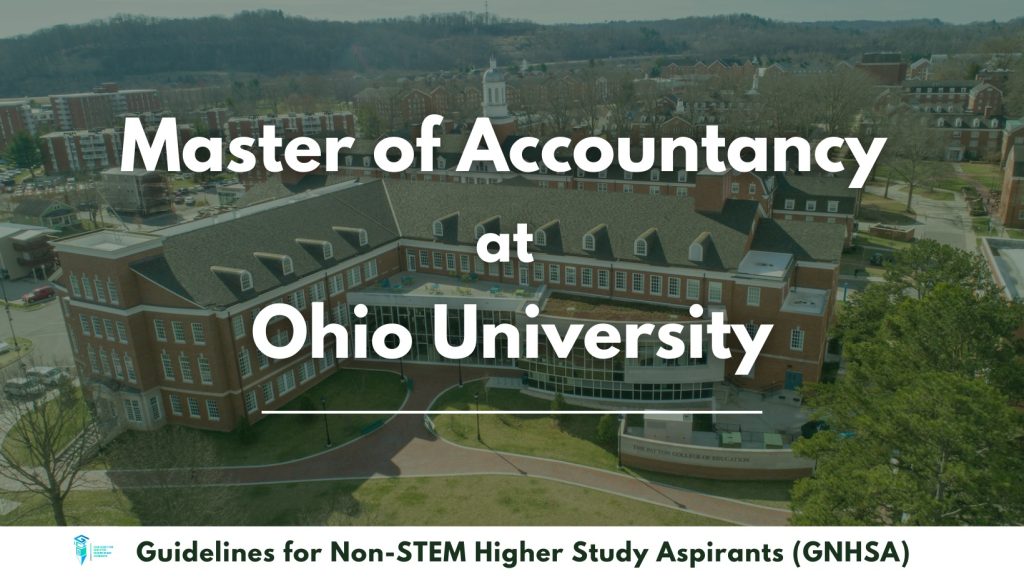 Master’s Program in Accountancy at Ohio University