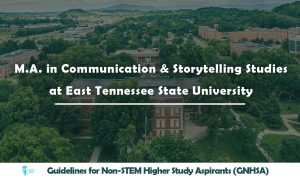 Master’s Program in Communication & Storytelling Studies at East Tennessee State University