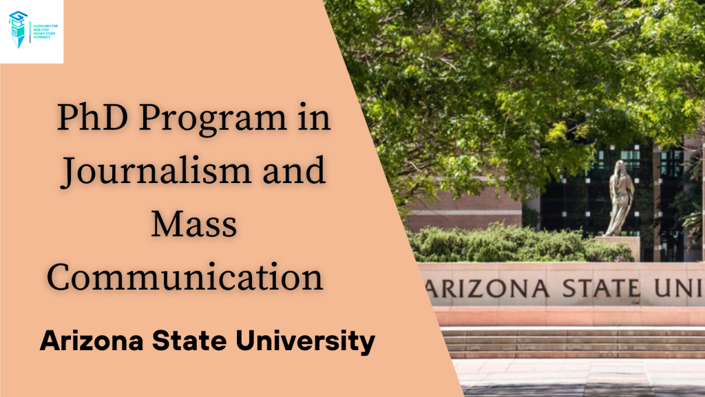 PhD Program in Journalism and Mass Communication at Arizona State University