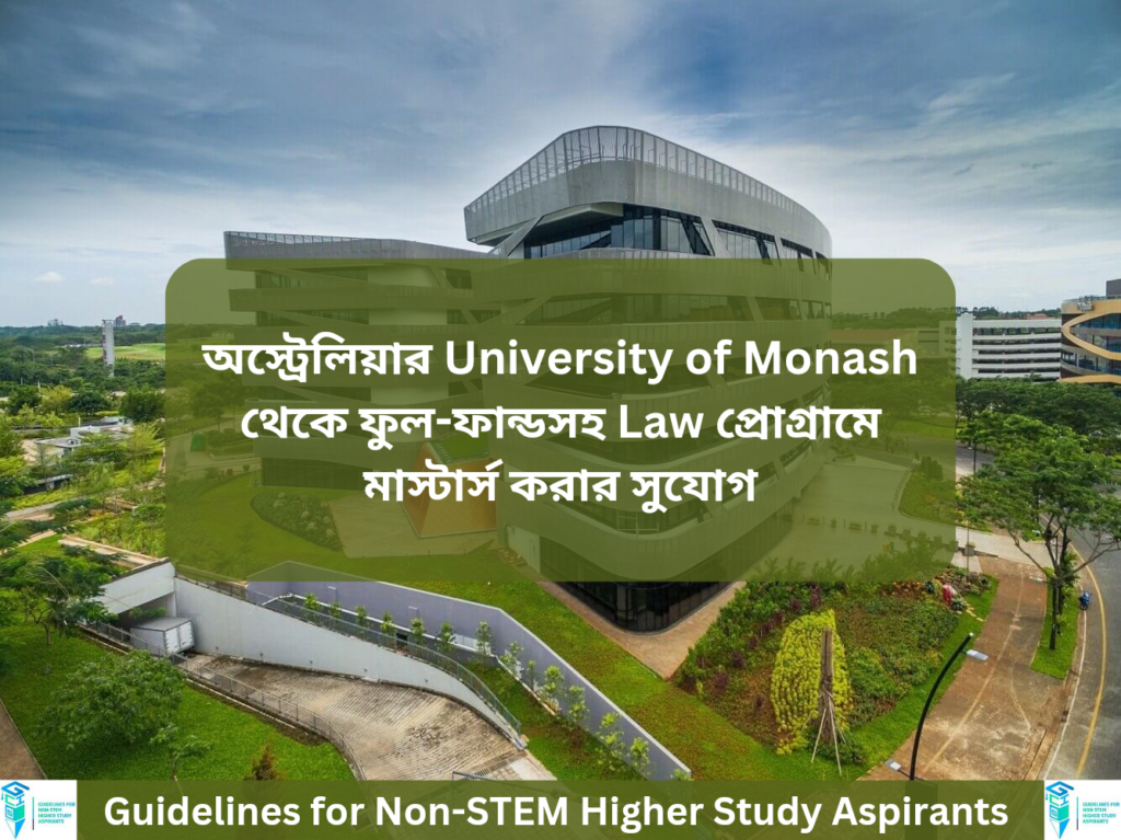 Master’s in Law at the University of Monash