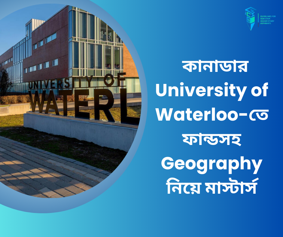Master of Arts in Geography at University of Waterloo