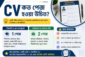 CV কত পেজ হওয়া উচিত?